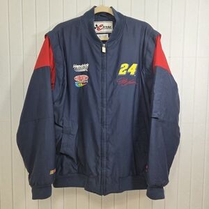 NASCAR Chase‎ Authentics DuPont #24 Gordon
Blue Red Full Zip Puffer Jacket Vest